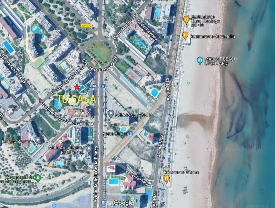 Cozy 3Br: Ac & Park, Beach 4Min Walk, Golf 15 Min Benimagrell Kültér fotó